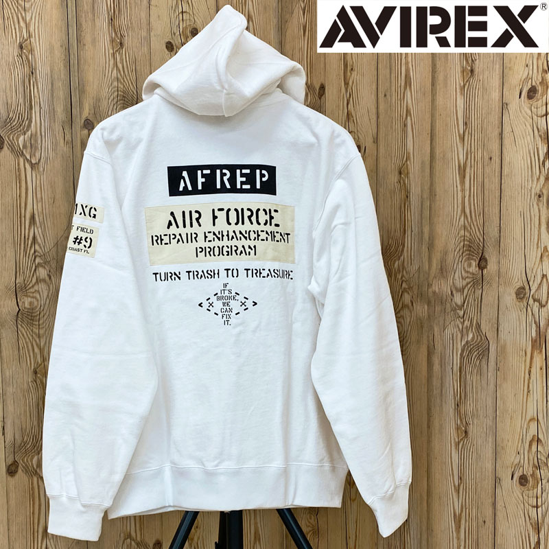 AVIREX アヴィレックス CP STENCIL PATCH ZIPパーカー ジップアップ スウェット メンズ ブランド | AVIREX | 03