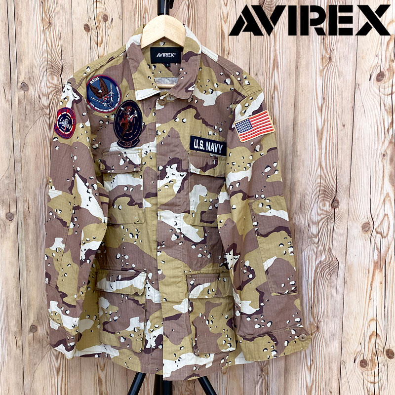 AVIREX COTTON RIPSTOP BDU VX-31 ジャケット コットン リップストップ...