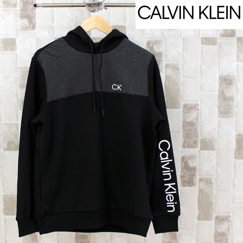 Calvin Klein カルバンクライン CK カラーブロックプルオーバースウェットパーカー