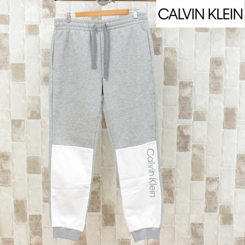 Calvin Klein カルバンクライン CK カラーブロックロゴ スウェットパンツ ジョガーパン...
