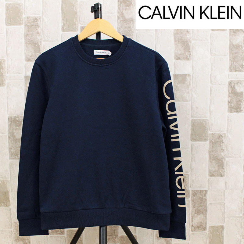 Calvin Klein カルバンクライン CK ロゴフリース クルーネックスウェットトレーナー LOGO FLEECE CREWNK