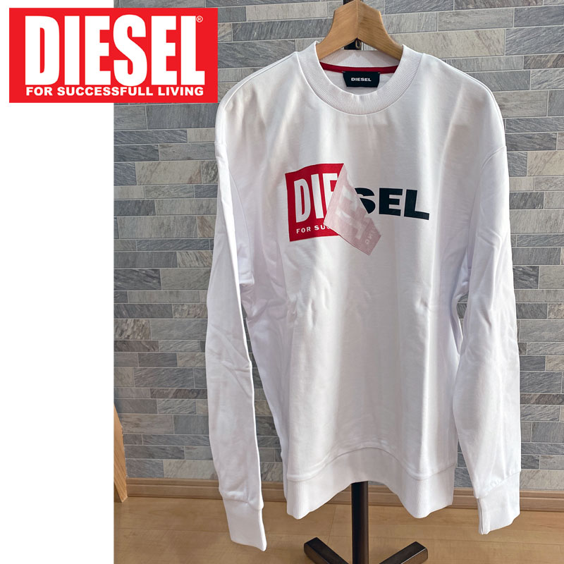 購入銀座 DIESEL ディーゼル Wロゴ トレーナー クルーネック