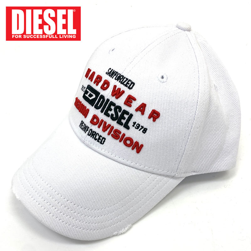 DIESEL（ディーゼル） メンズ キャップ 帽子 ロゴ 刺繍 ダメージ加工 6