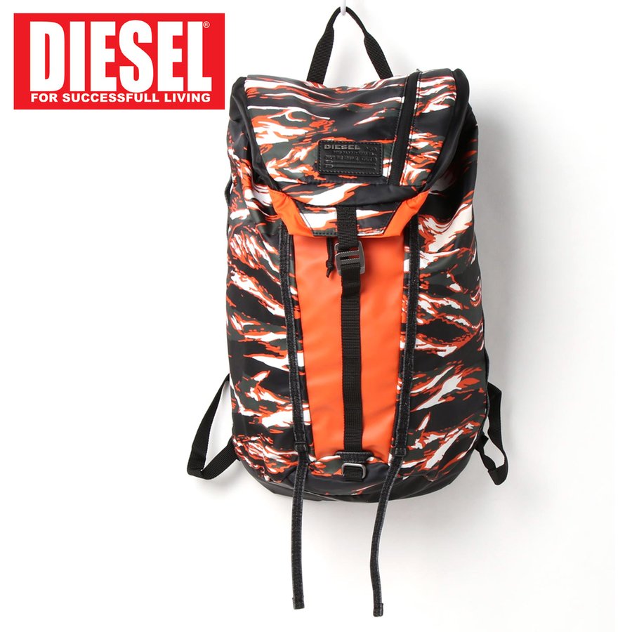 DIESEL ディーゼル ミリタリー カモフラ 迷彩 バックパック リュック