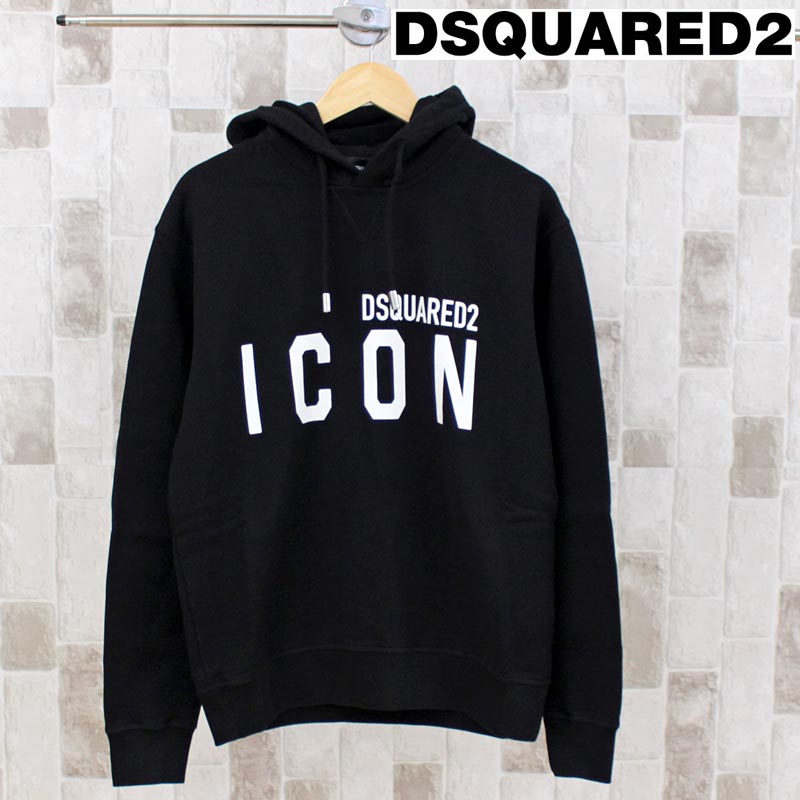 DSQUARED2 ディースクエアード DSQ2 ICONロゴスウェットパーカー｜maestoso｜03