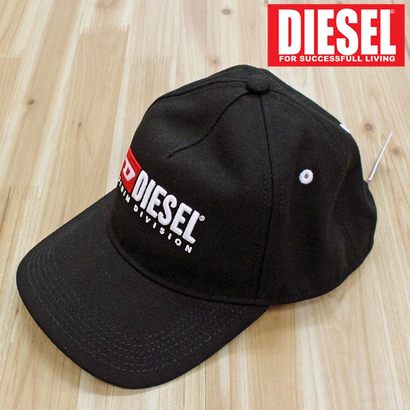 DIESEL ディーゼル キャップ 帽子 ベースボールキャップ メンズ レディース ユニセックス Dロゴ ワッペン 刺繍 インポートブランド 並行輸入  CAKERYM MAX HAT