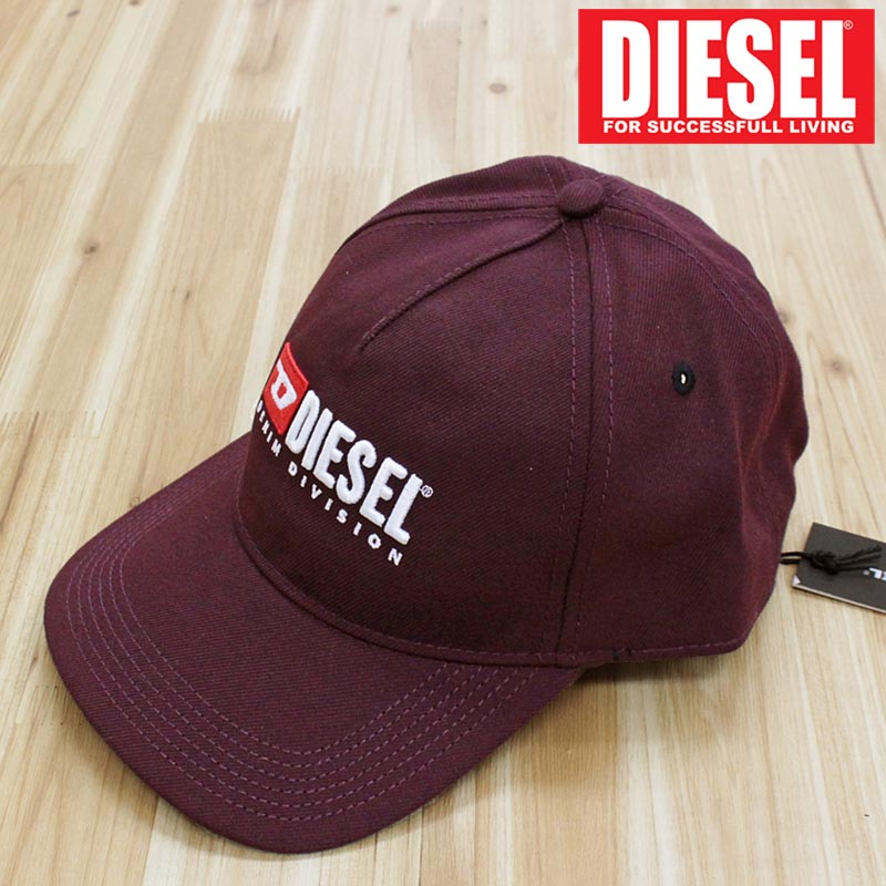 DIESEL ディーゼル キャップ 帽子 ベースボールキャップ メンズ レディース ユニセックス Dロゴ ワッペン 刺繍 インポートブランド 並行輸入  CAKERYM MAX HAT