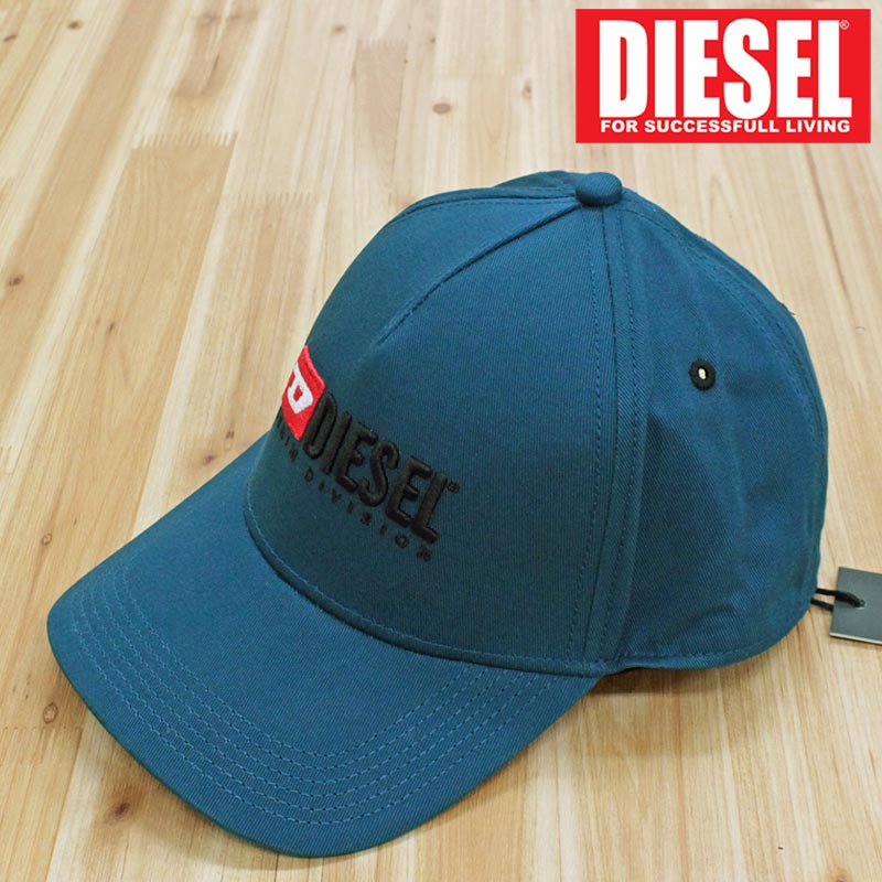 DIESEL ディーゼル キャップ 帽子 ベースボールキャップ メンズ レディース ユニセックス Dロゴ ワッペン 刺繍 インポートブランド 並行輸入  CAKERYM MAX HAT