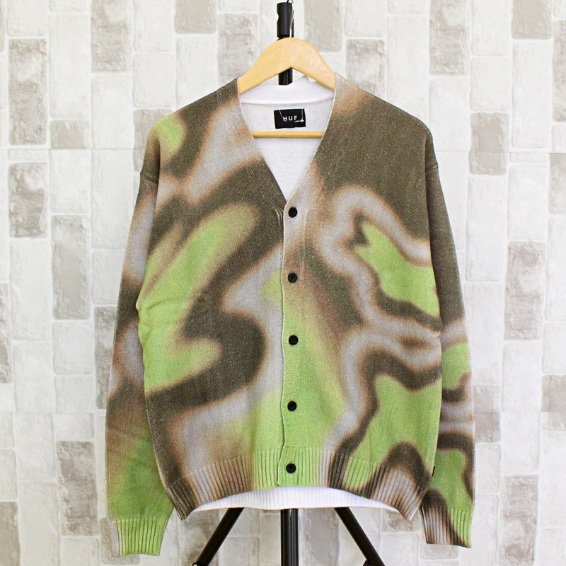 HUF（ハフ） スペースダストカーディガン SPACE DUST CARDIGAN 
