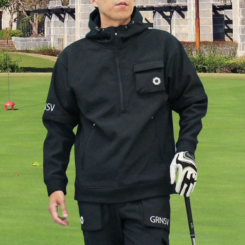 ゴルフジャケット メンズ ゴルフウェア スニードジャック フード
