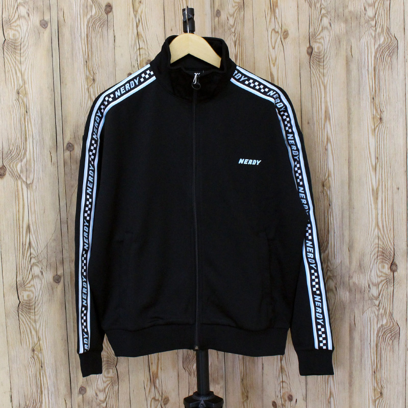 【レア】NERDY ホワイト トラックジャケット M パレットトラック ジャージ NERDY ジャージ パレットトラックトップ PALETTE TRACK TOP