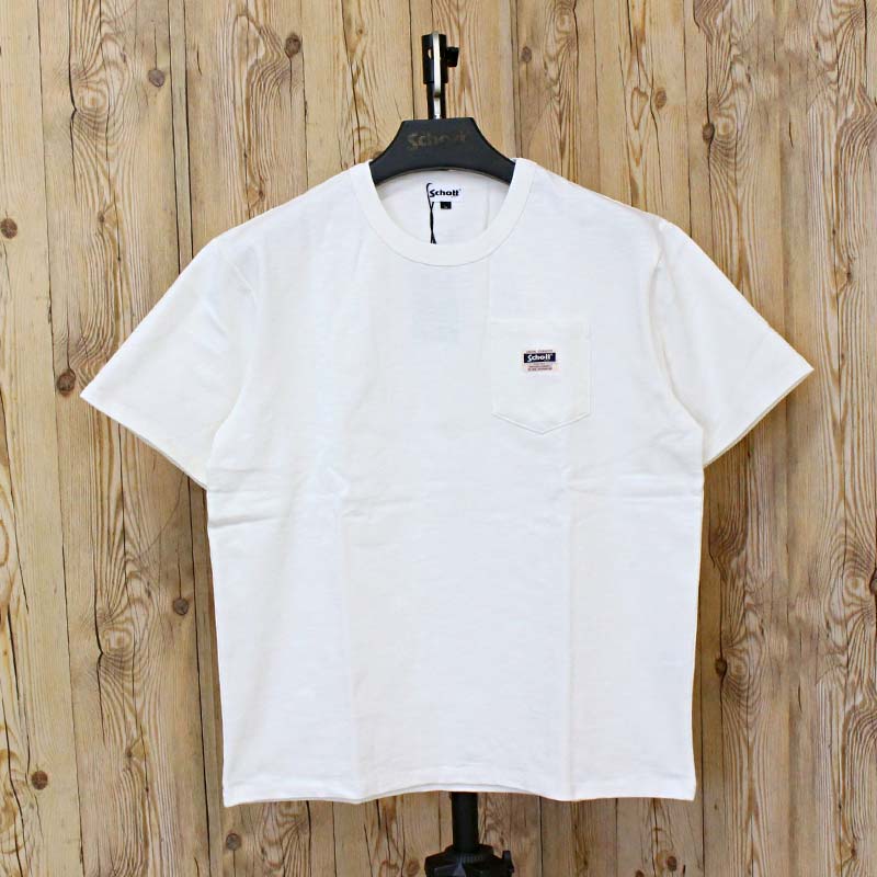 Schott ショット WORK LABEL POCKET T-SHIRT 半袖Tシャツ WORK LABEL POCKET T-SHIRT/ワークラベル ポケットTシャツ