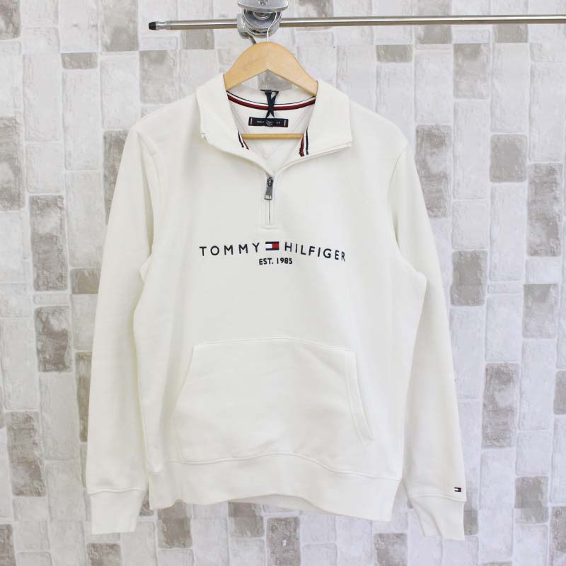 TOMMY HILFIGER トミー ヒルフィガー トミーロゴモックネック フリースハーフジップ TOMMY LOGO MOCKNECK メンズ ブランド