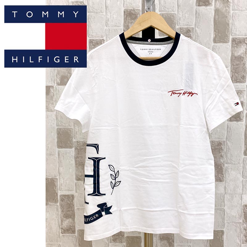 TOMMY HILFIGER トミー ヒルフィガー ビッグサイドロゴ クルーネックTシャツ CEPTOR TEE｜maestoso｜02