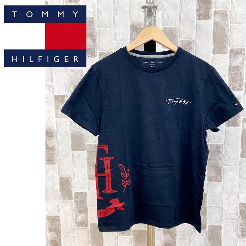 TOMMY HILFIGER トミー ヒルフィガー ビッグサイドロゴ クルーネックTシャツ CEPTOR TEE｜maestoso｜04