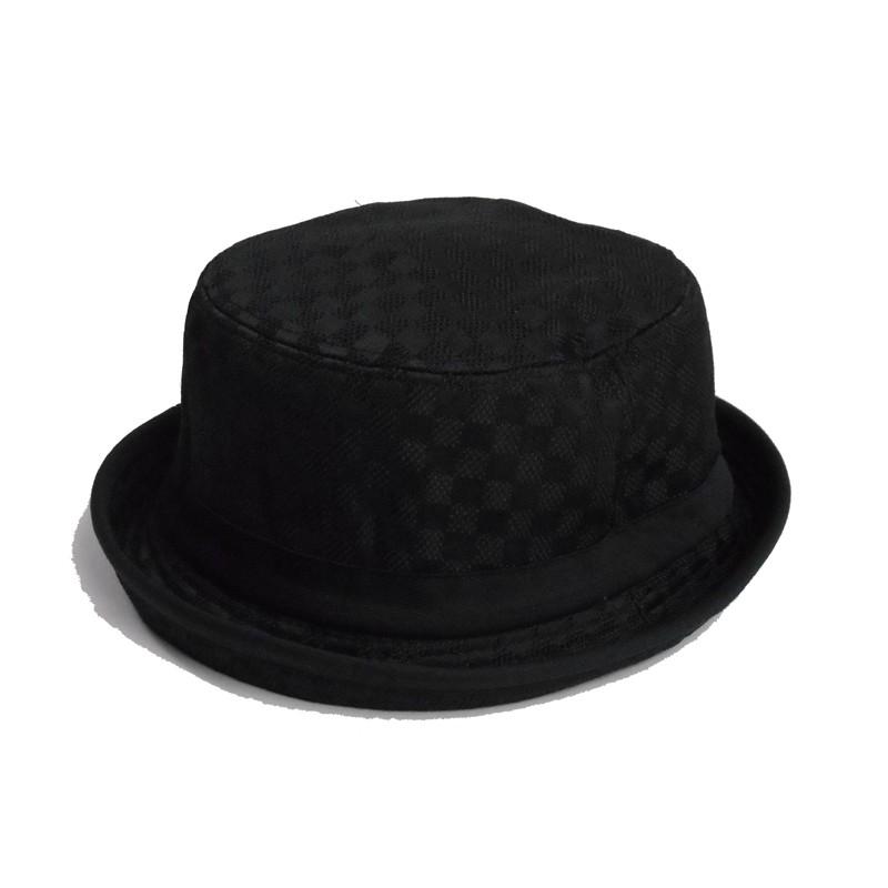 帽子 大きいサイズ ビッグハット62cm 格子柄ポークパイハット 4カラー メンズ＆レディース男女兼用｜maggie-b｜04