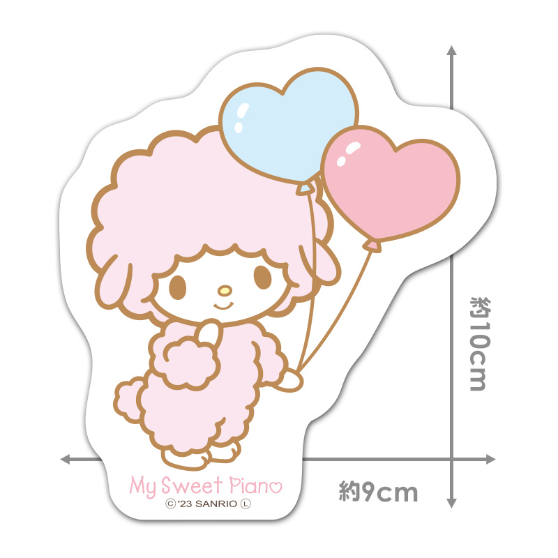 sanrio（サンリオ） 薄型ダイカットマグネットステッカー マイ