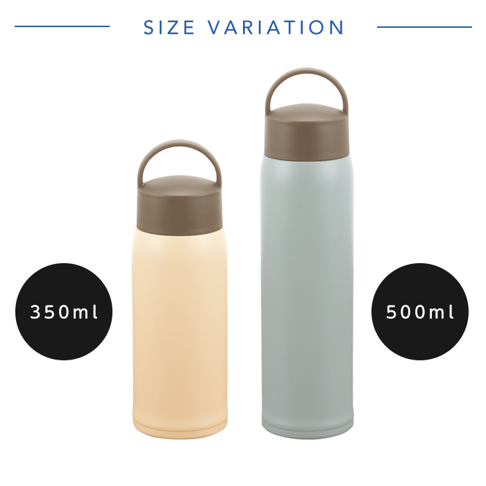 Kakusee（カクセー） 水筒 ステンレス ボトル 500ml ボトル型
