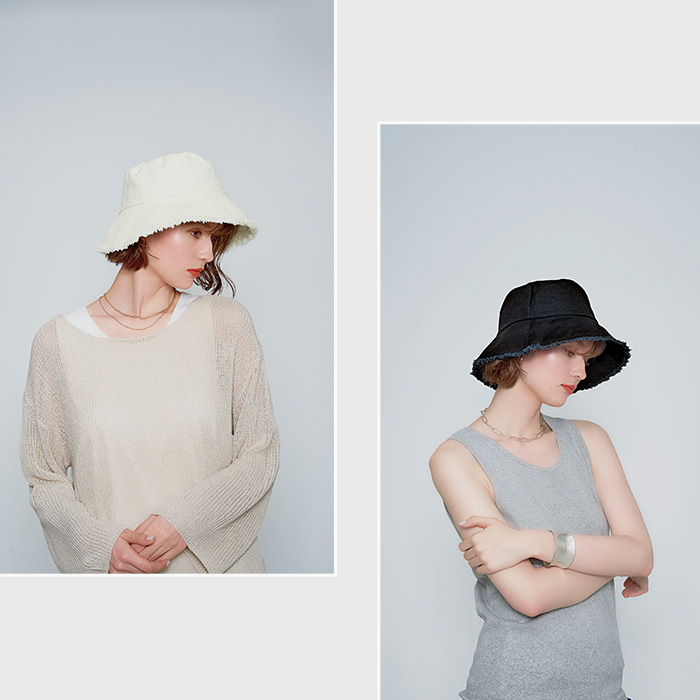 COGIT（コジット） バケット ハット SUNNYDAY UV フリンジバケット