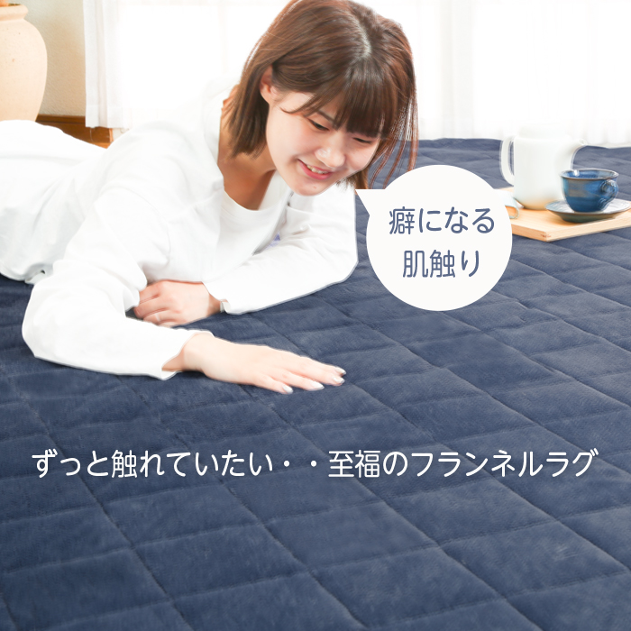 ホットカーペット対応　ラグ　カーペット　約240×185cm 抗ウイルス＆制菌加工おしゃれな日本製タフトカーペット 約 190