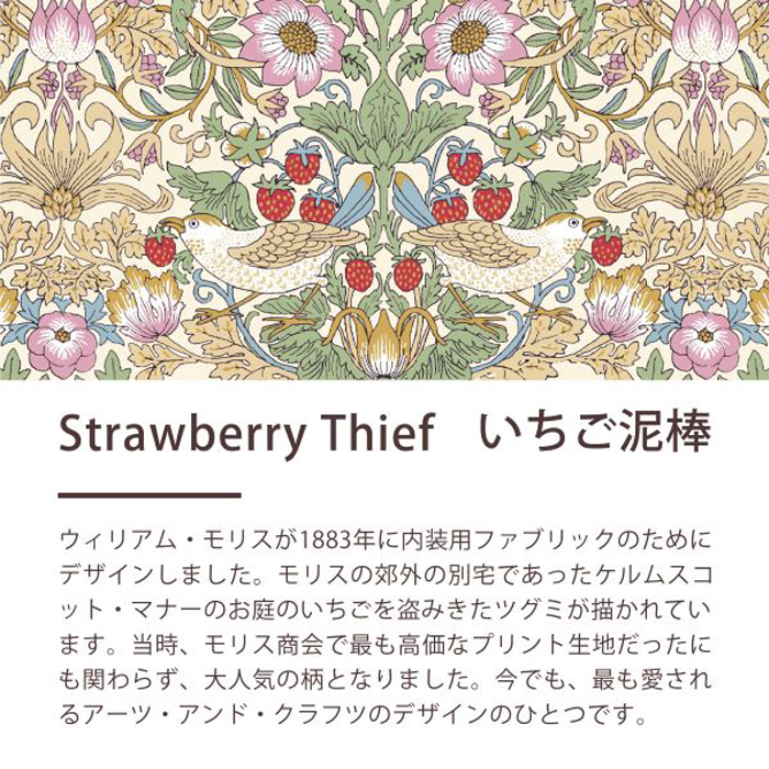 ロマンス小杉 布団カバー いちご泥棒 シングル おしゃれ 150×210 日本