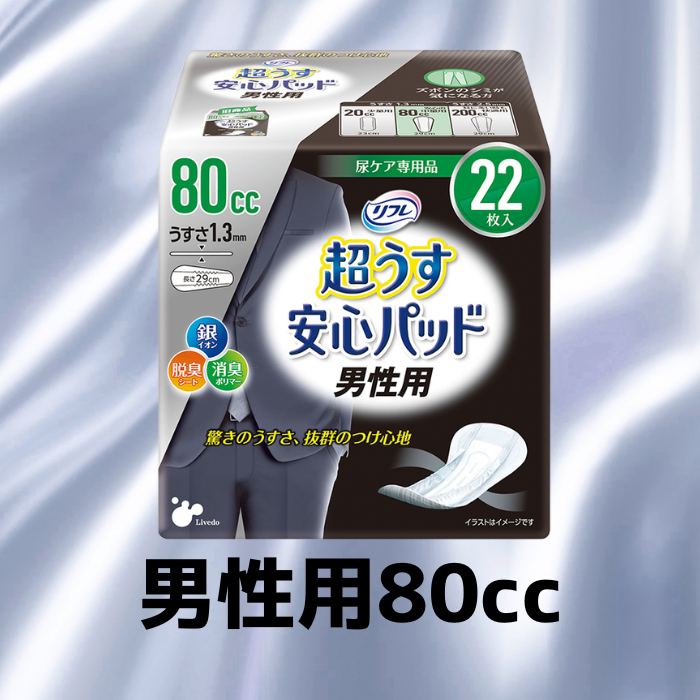 ZUN！超うす安心パッド 36枚入　８個セット リフレ 超うす安心パッド 大容量パック 300cc 36枚 軽失禁 パッド 吸水