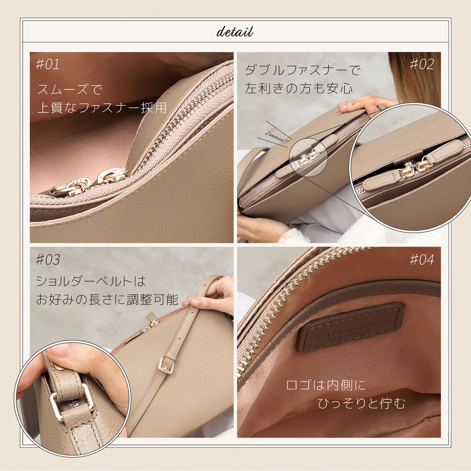 BLUE SINCERE ショルダーバッグ レディース 本革 おしゃれ 大
