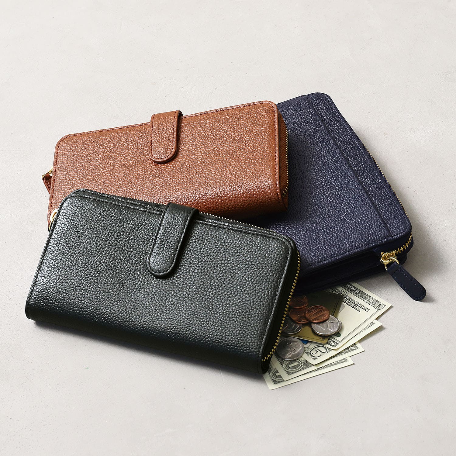 LOUIS VOUITTON  財布＊通帳が入る大きさ BLUE SINCERE（ブルーシンシア） 通帳も入る 長財布 メンズ 本革 大