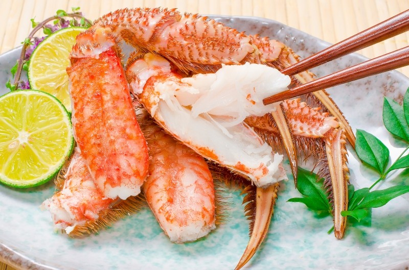毛がに足箸持ち