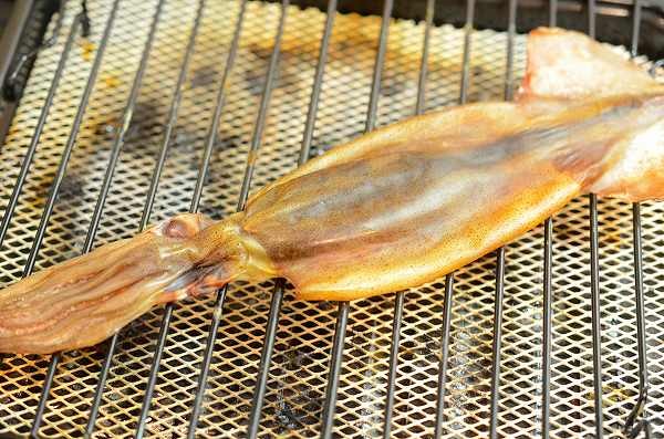 干しイカ焼き