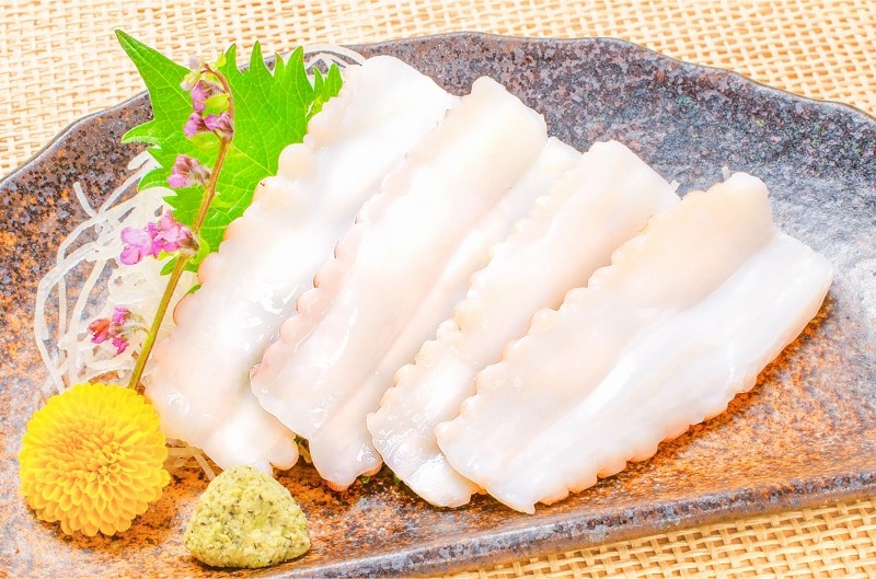 生たこ　刺身盛り
