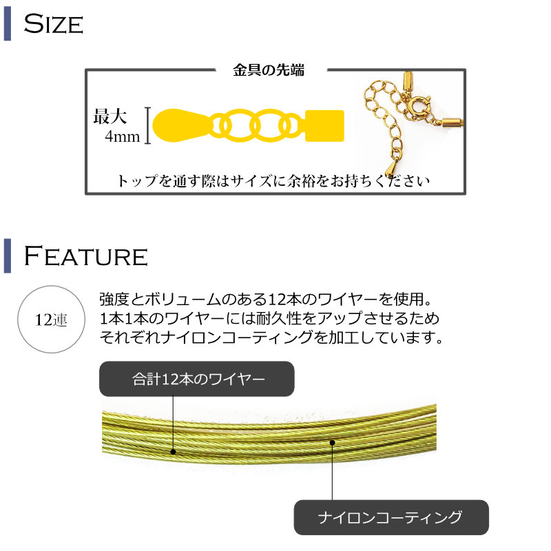 合皮・ラバー4つ編み　3つ編みネックレス