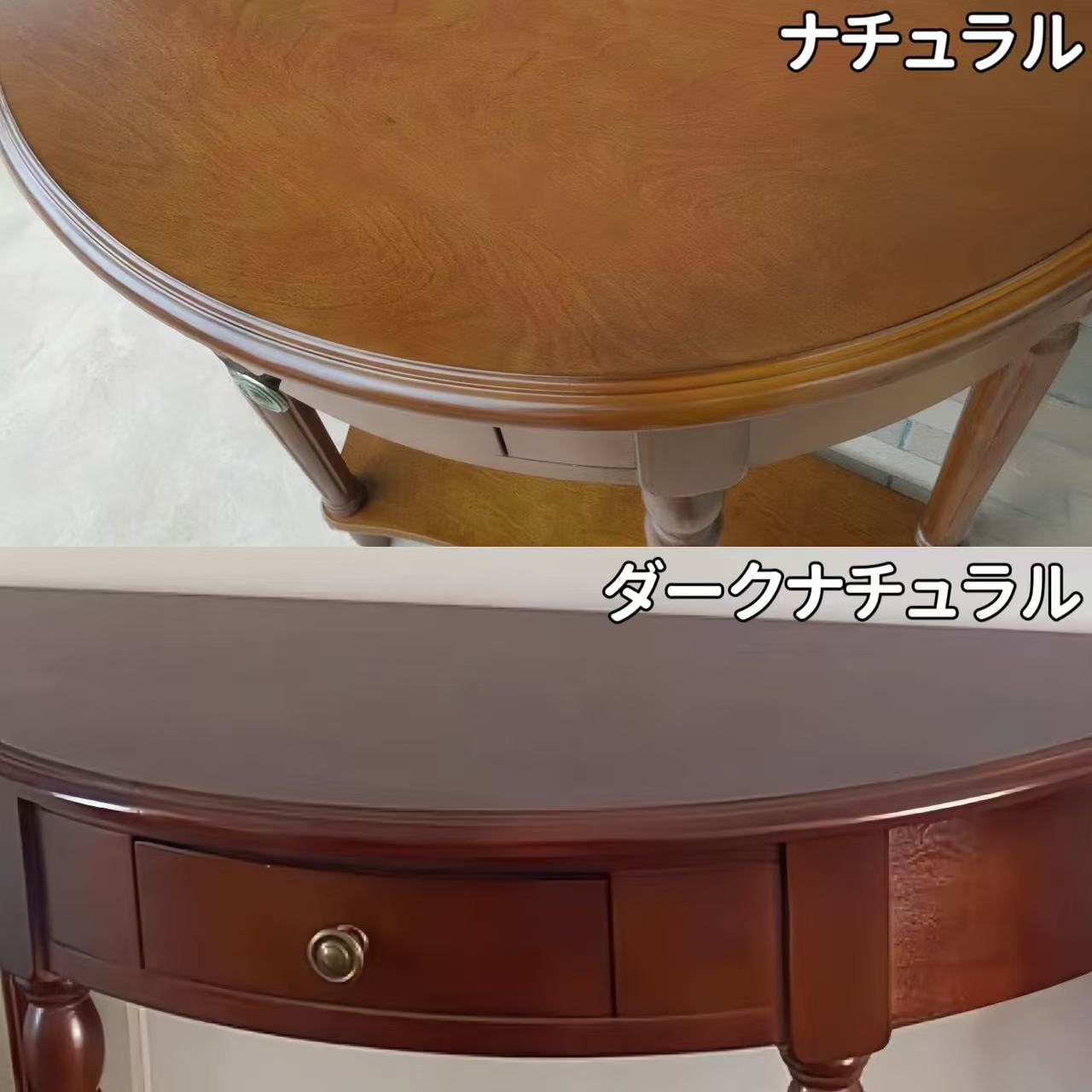サイドテーブル 丸 収納 白 幅60 高さ80cm 木製テーブル ナイト