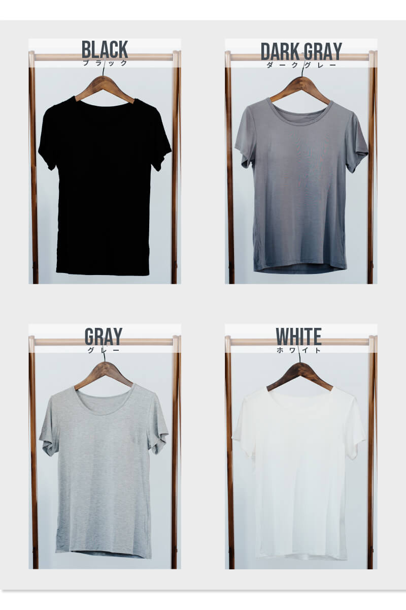 カップ付きtシャツ