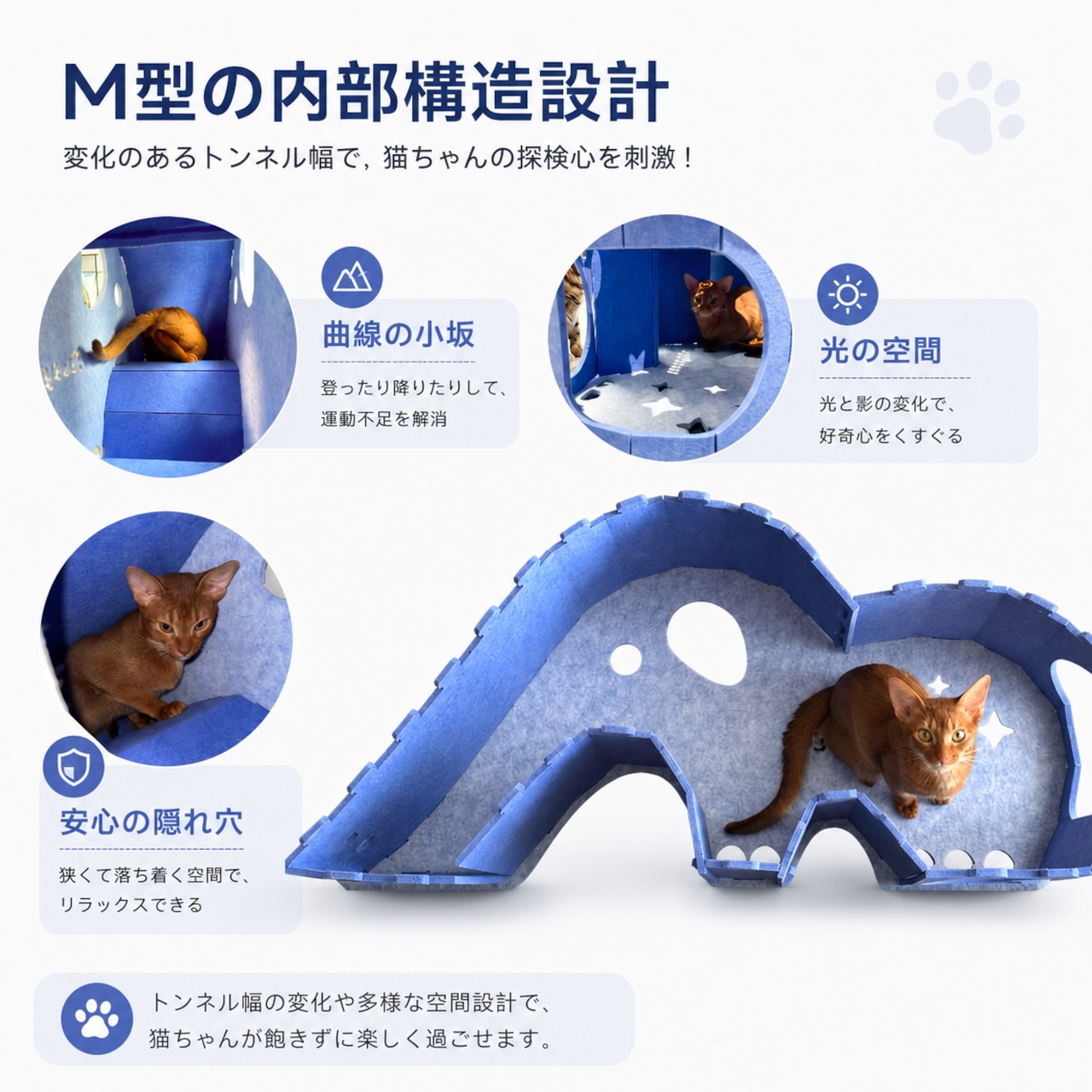 キャットハウス　キャットトンネル　ベンチ型キャットハウス 猫 キャットトンネル ハウス ゾウ型 隠れ家 ベッド 遊び場 フェルト 多