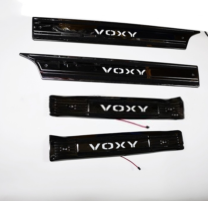 高品質 VOXY ヴォクシー 80系 85系 前期 後期 ステンレス製 ドアスカッフプレート ドアプレート ブルー 青色LED ブロンズブラック 黒  左右４Pcs : y5342934511c5 : マイ・アムセンス・ヒロ - 通販 - Yahoo!ショッピング