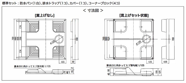 シナネン MSB-7070W 洗濯機防水パン ベストレイ 70マルチタイプ トラップタイプ:センター 有色トラップ付 ホワイト [♪]  :msb-7070w-color:まいどDIY - 通販 - Yahoo!ショッピング