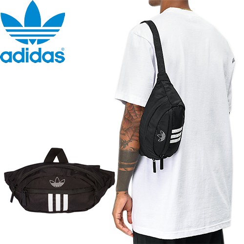 Adidas three stripe top waist pack