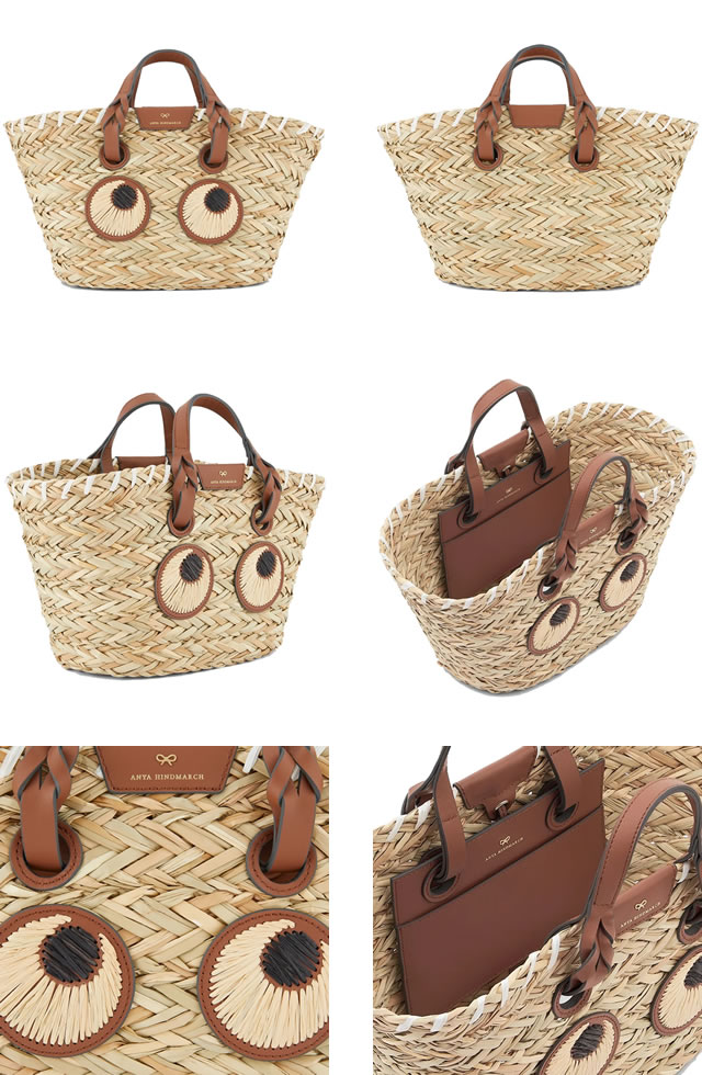 アニヤハインドマーチ ANYA HINDMARCH eyes バッグ トートバッグ カゴバッグ ハンドバッグ スモール ペーパー アイズ バスケット  レディース ブランド : 334-006 : MSS - 通販 - Yahoo!ショッピング