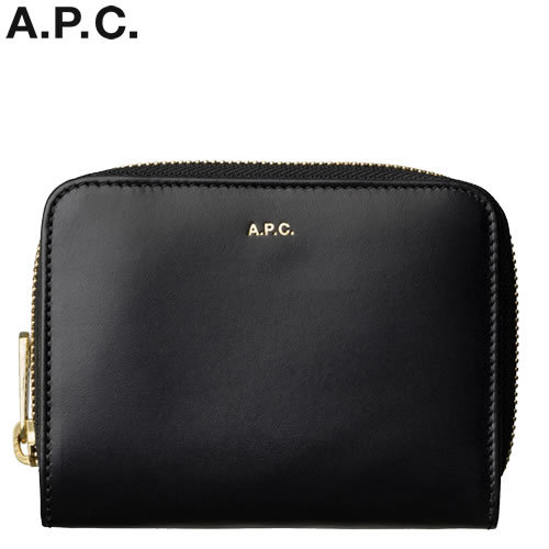 アーペーセー A.P.C. 財布 二つ折り財布 ラウンドファスナー 小銭