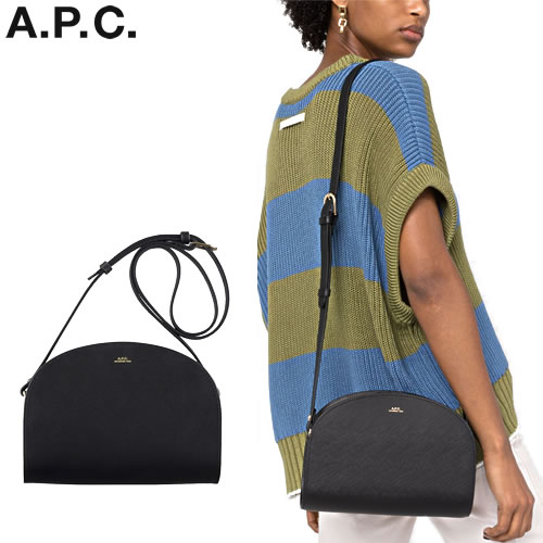 A.P.C. アーペーセー バッグ ショルダーバッグ ハーフムーン