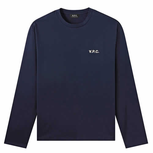 アーペーセー A.P.C. ロンT フランキー Tシャツ メンズ 長袖 クルーネック 丸首 ロゴ ワ...