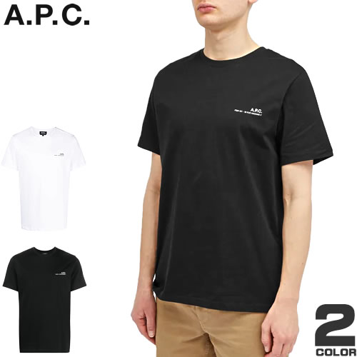 A.P.C.（アーペーセー） APC Tシャツ 半袖 クルーネック 丸首 メンズ