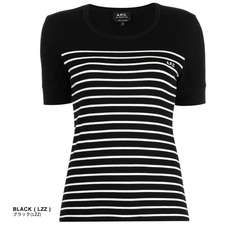 A.P.C.（アーペーセー） APC Tシャツ ボーダー 半袖 クルーネック 丸首
