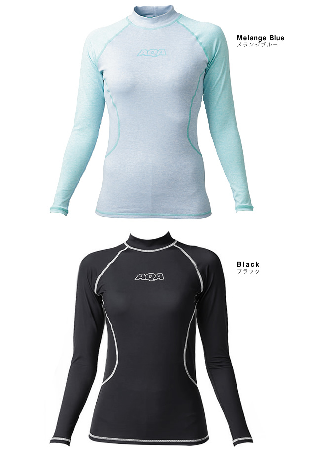 AQA（エーキューエー） ラッシュガード KW-4605B レディース 長袖 水着