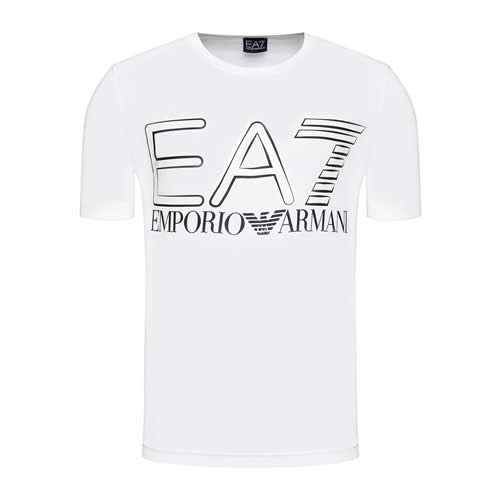 エンポリオ EMPORIO ARMANI EA7 Tシャツ 半袖 クルーネック メンズ ロゴ コット...