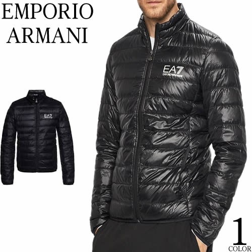 エンポリオ アルマーニ EMPORIO ARMANI EA7 ダウン ダウンジャケット ライトダウン アウター メンズ ロゴ パッカブル 軽量  ブランド 大きいサイズ 黒 ブラック : 203-030 : MSS - 通販 - Yahoo!ショッピング