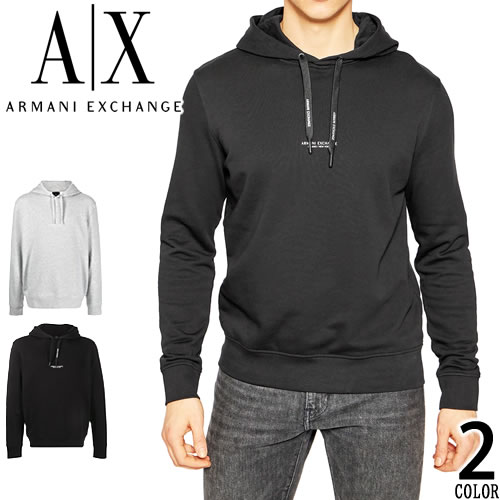 アルマーニ エクスチェンジ ARMANI EXCHANGE パーカー ミラノ ニューヨーク フーデッド スウェットシャツ メンズ ロゴ バックプリント  ブランド 黒 : 203-040 : MSS - 通販 - Yahoo!ショッピング