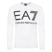 エンポリオ アルマーニ EMPORIO ARMANI 長袖 Tシャツ ロンT メンズ ロゴ プリント 大きいサイズ ブランド 黒 白 ブラック ホワイト