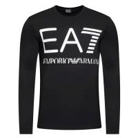 エンポリオ アルマーニ EMPORIO ARMANI 長袖 Tシャツ ロンT メンズ ロゴ プリント 大きいサイズ ブランド 黒 白 ブラック ホワイト